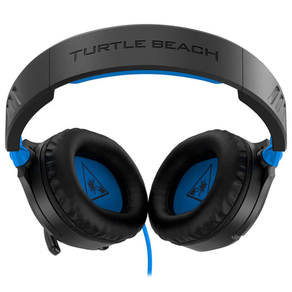 Turtle Beach Recon 70 Multiplatform Gaming Headset for PS5, PS4, Xbox Series X|S, Xbox One, Nintendo Switch, PC & Mobile w/3.5mm Wired Connection - Flip-to-Mute Mic, 40mm Speakers, Lightweight-Black