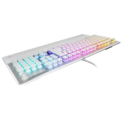 Turtle Beach Vulcan II Max – Optical-Mechanical PC Gaming Keyboard, Customizable RGB Illuminated Keys and Palm Rest, Smart Keys, Titan II Smooth Linear Switches, 200M Keystroke Durability – Black