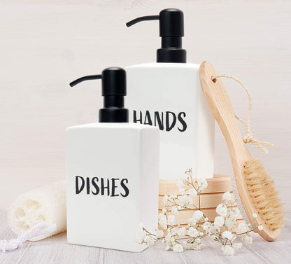 Granrosi Dish Soap Dispenser for Kitchen Sink Set of 2