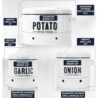 Granrosi Flour and Sugar Set of 4 Storage Containers