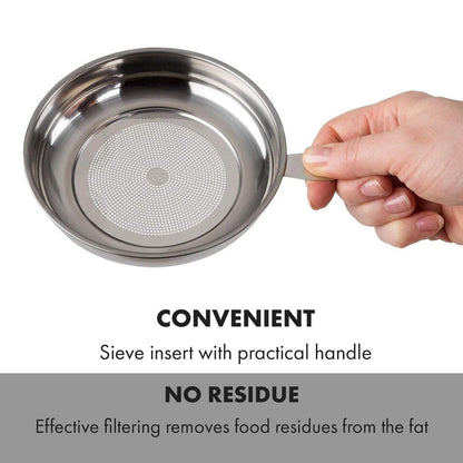 Granrosi Bacon Grease Container with Strainer - 36OZ