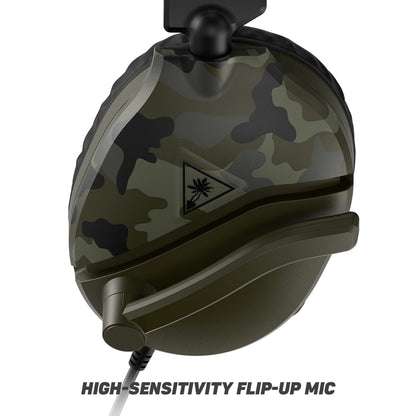 Turtle Beach Recon 70 Multiplatform Gaming Headset for PS5, PS4, Xbox Series X|S, Xbox One, Nintendo Switch, PC & Mobile w/3.5mm Wired Connection - Flip-to-Mute Mic, 40mm Speakers, Lightweight-Black