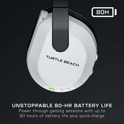Turtle Beach Stealth 600 Gen 3 Wireless Multiplatform Amplified Gaming Headset for Xbox Series X|S, Xbox One, PC, PS5, PS4, Mobile – Bluetooth, 80-Hr Battery, AI Noise-Cancelling Mic – White