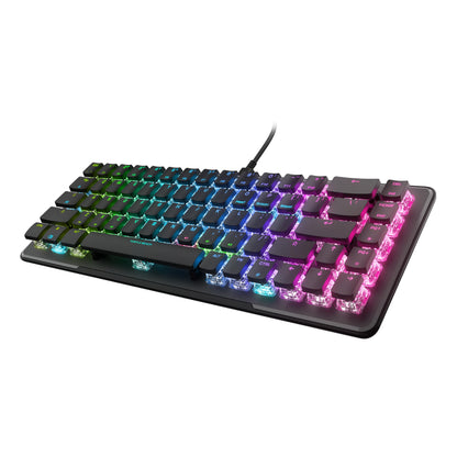 Turtle Beach Vulcan II Max – Optical-Mechanical PC Gaming Keyboard, Customizable RGB Illuminated Keys and Palm Rest, Smart Keys, Titan II Smooth Linear Switches, 200M Keystroke Durability – Black