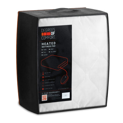 Degrees of Comfort Dual Control California King Heated Mattress Pad