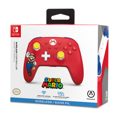 PowerA Wireless Controller for Nintendo Switch – Kirby Mouthful, Nintendo Switch - OLED Model, Nintendo Switch Lite, Gamepad, game controller, Bluetooth controller, motion controls, officially licensed
