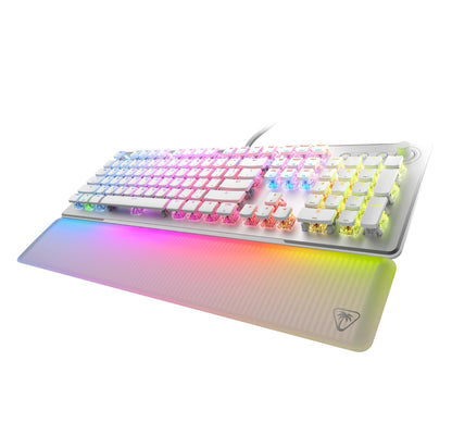 Turtle Beach Vulcan II Max – Optical-Mechanical PC Gaming Keyboard, Customizable RGB Illuminated Keys and Palm Rest, Smart Keys, Titan II Smooth Linear Switches, 200M Keystroke Durability – Black
