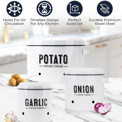 Granrosi Flour and Sugar Set of 4 Storage Containers