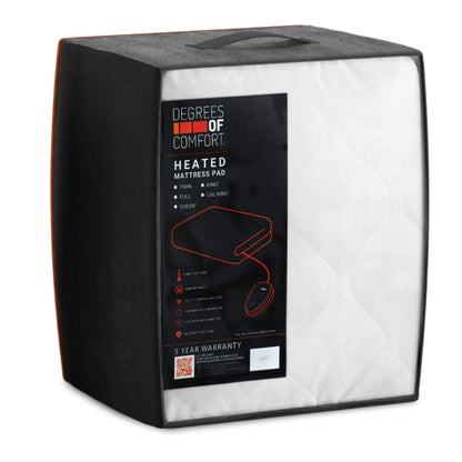 Degrees of Comfort Dual Control California King Heated Mattress Pad