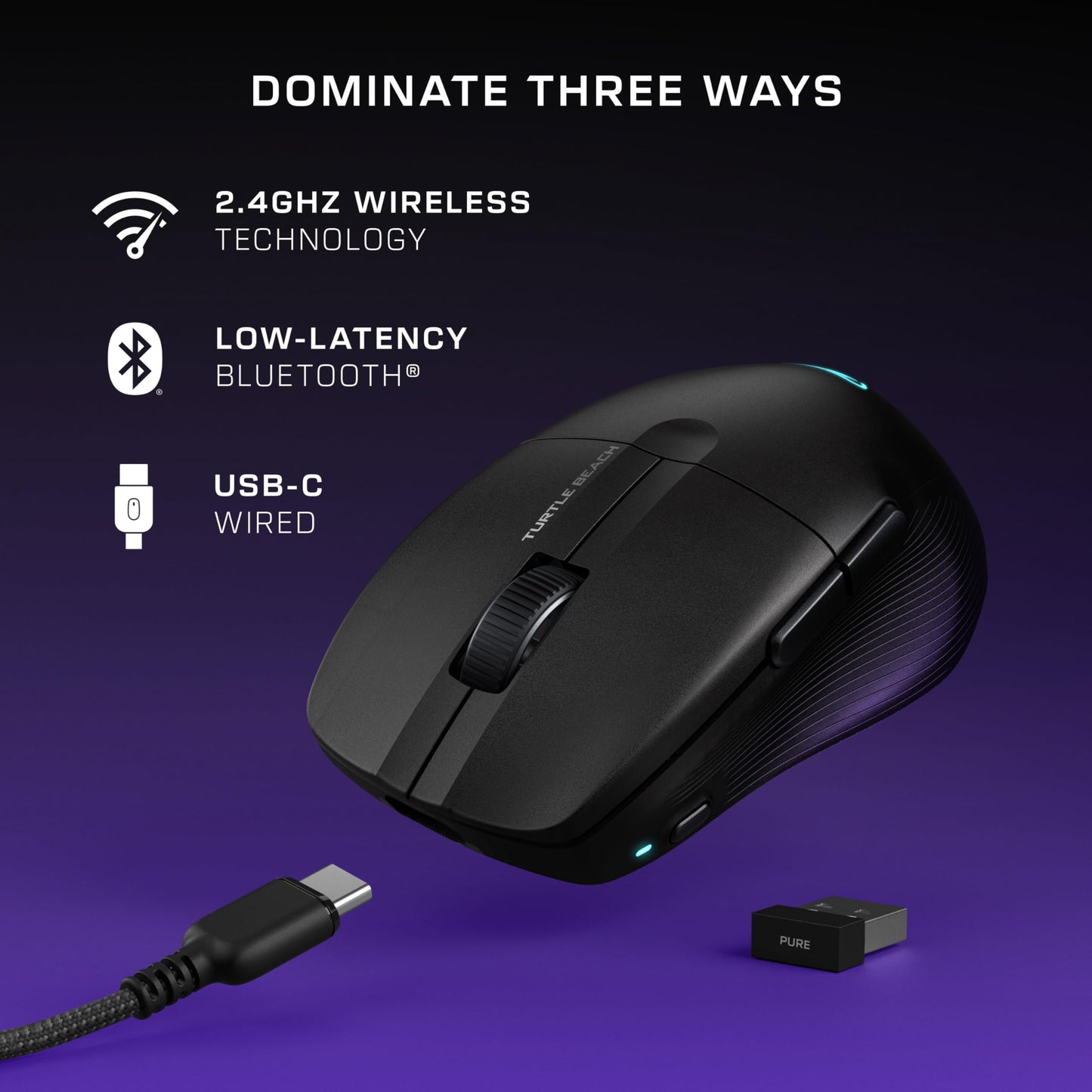 Turtle Beach Kone XP Air Wireless  RGB Gaming Mouse