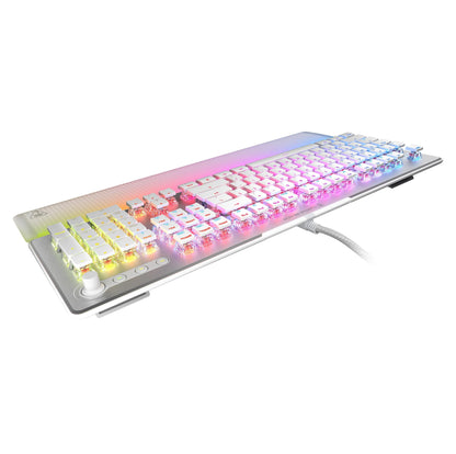 Turtle Beach Vulcan II Max – Optical-Mechanical PC Gaming Keyboard, Customizable RGB Illuminated Keys and Palm Rest, Smart Keys, Titan II Smooth Linear Switches, 200M Keystroke Durability – Black