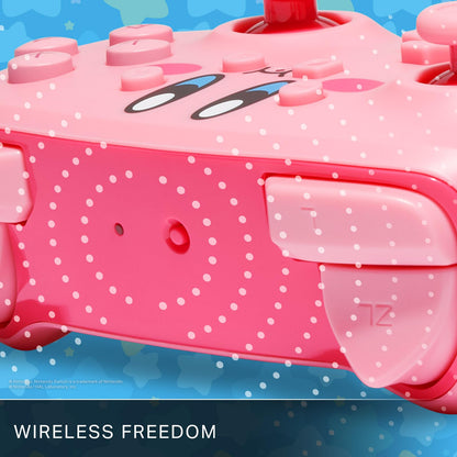 PowerA Wireless Controller for Nintendo Switch – Kirby Mouthful, Nintendo Switch - OLED Model, Nintendo Switch Lite, Gamepad, game controller, Bluetooth controller, motion controls, officially licensed