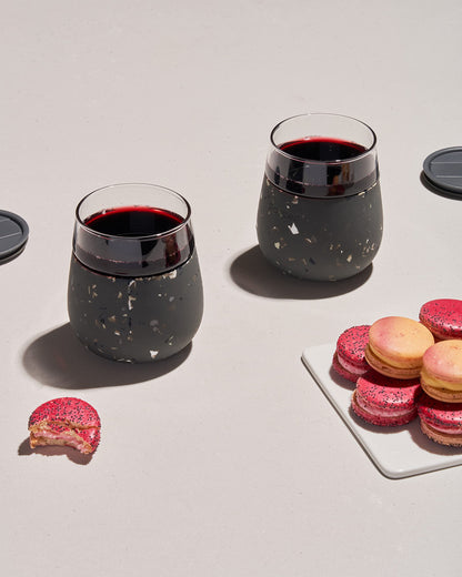 W&P Porter Glass Wide Mouth Bottle w/ Protective Silicone Sleeve | Blush 16 Ounces | On-the-Go | Reusable Bottle | Portable and Lightweight | Dishwasher Safe