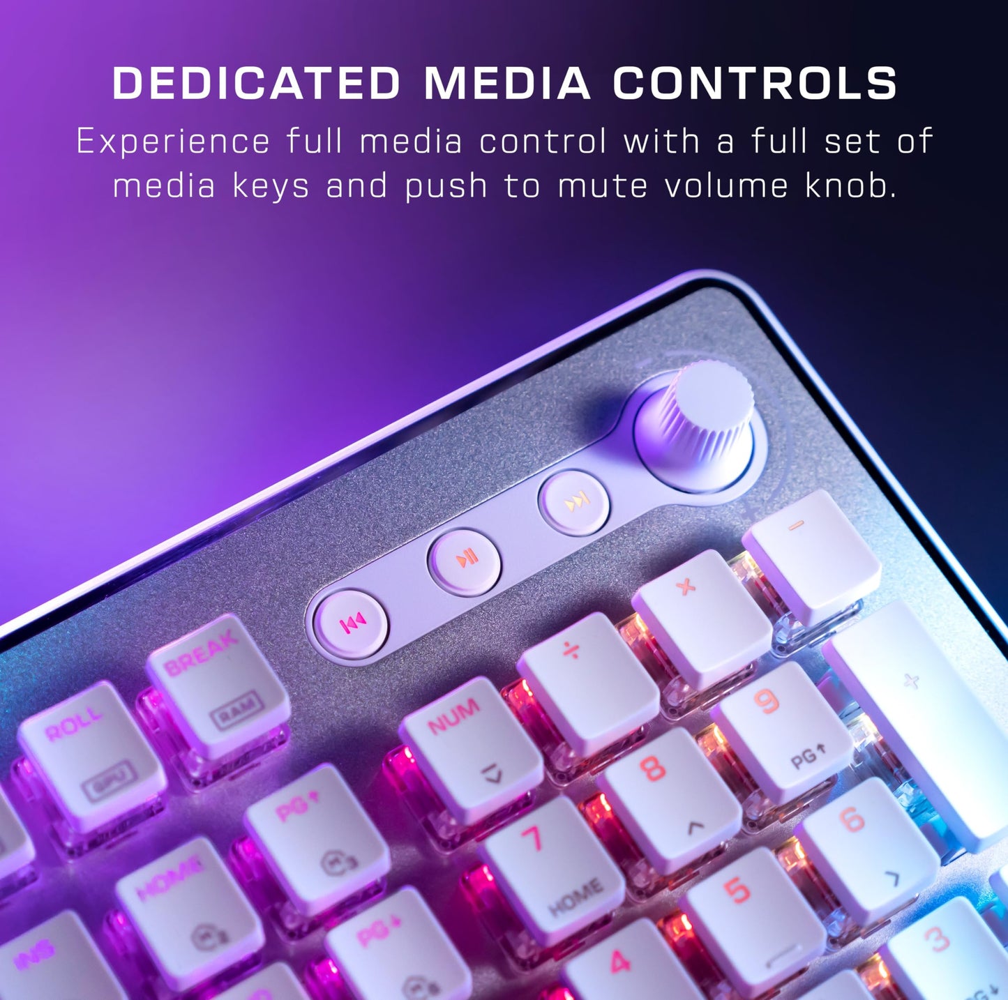 Turtle Beach Vulcan II Max – Optical-Mechanical PC Gaming Keyboard, Customizable RGB Illuminated Keys and Palm Rest, Smart Keys, Titan II Smooth Linear Switches, 200M Keystroke Durability – Black