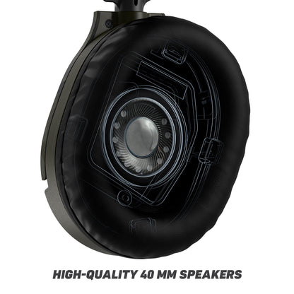 Turtle Beach Recon 70 Multiplatform Gaming Headset for PS5, PS4, Xbox Series X|S, Xbox One, Nintendo Switch, PC & Mobile w/3.5mm Wired Connection - Flip-to-Mute Mic, 40mm Speakers, Lightweight-Black