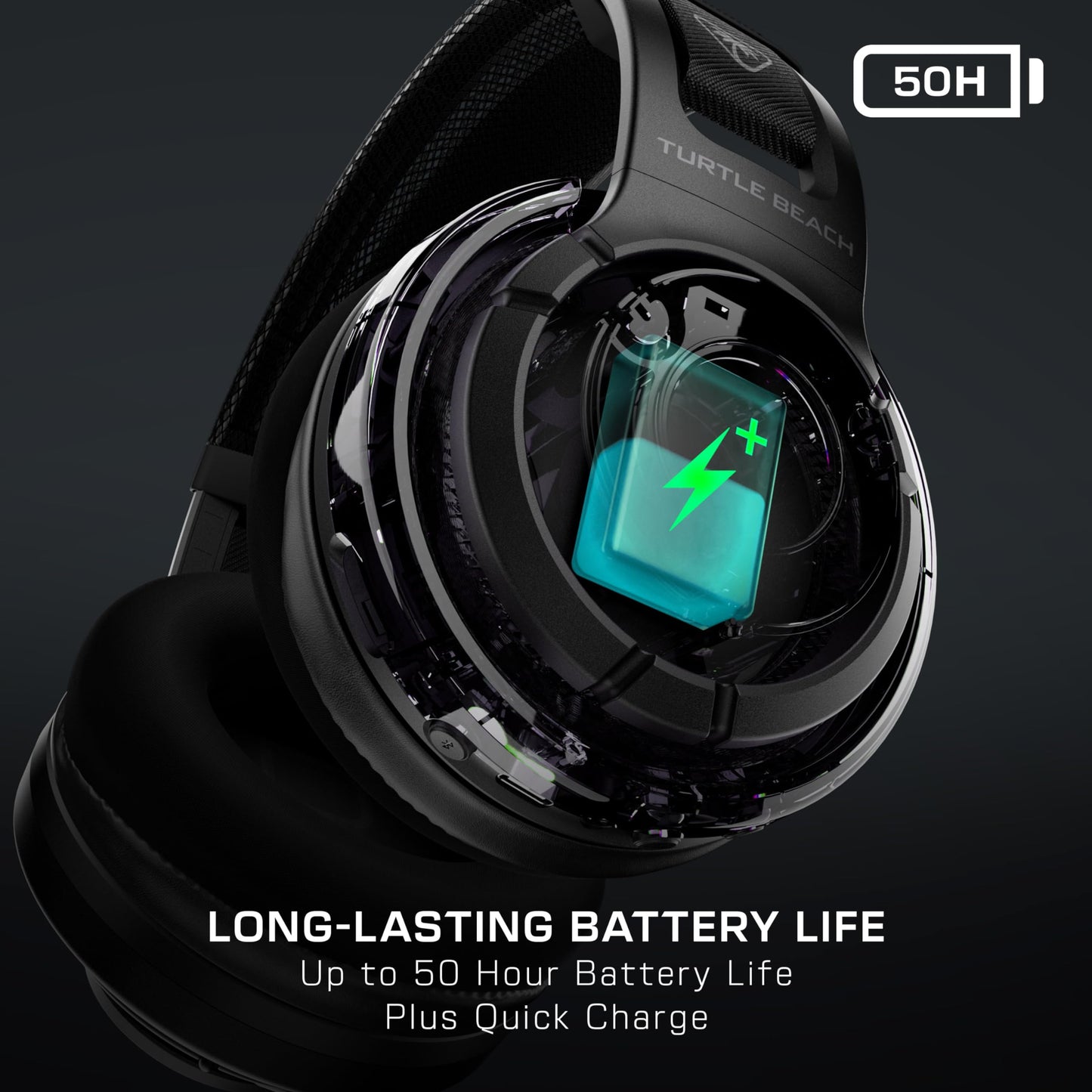 Turtle Beach Stealth 600 Gen 3 Wireless Multiplatform Amplified Gaming Headset for PC, PS5, PS4, Mobile – Bluetooth, 80-Hr Battery, AI Noise-Cancelling Flip-to-Mute Mic, Waves 3D Audio – Black