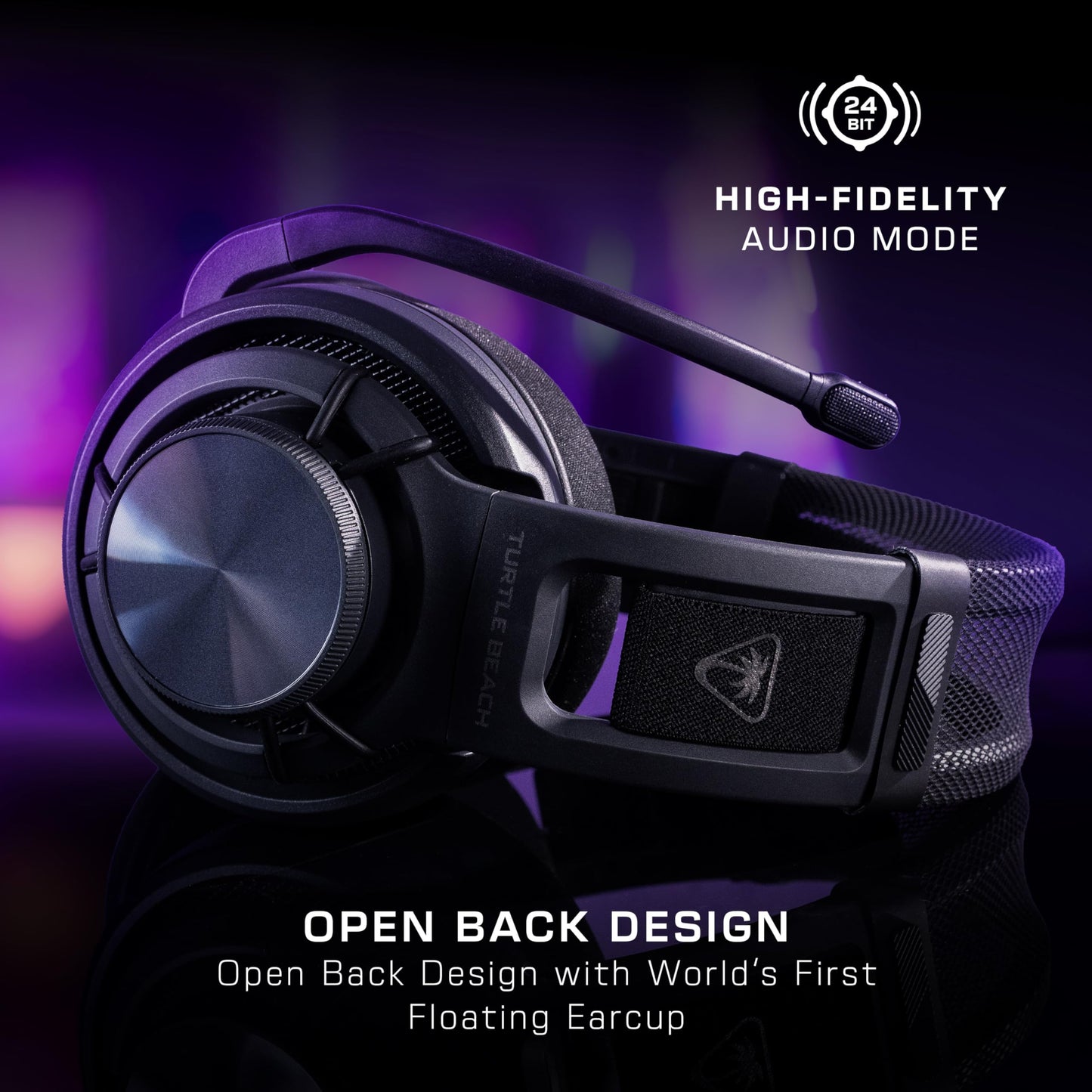 Turtle Beach Stealth 600 Gen 3 Wireless Multiplatform Amplified Gaming Headset for PC, PS5, PS4, Mobile – Bluetooth, 80-Hr Battery, AI Noise-Cancelling Flip-to-Mute Mic, Waves 3D Audio – Black