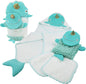 Baby Aspen Four-Piece Narwhal Bath Gift Set, Blue, One Size