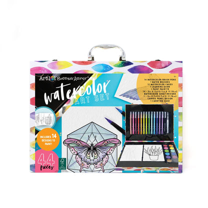 Art 101 Budding Artist 44 Piece Watercolor Art Set