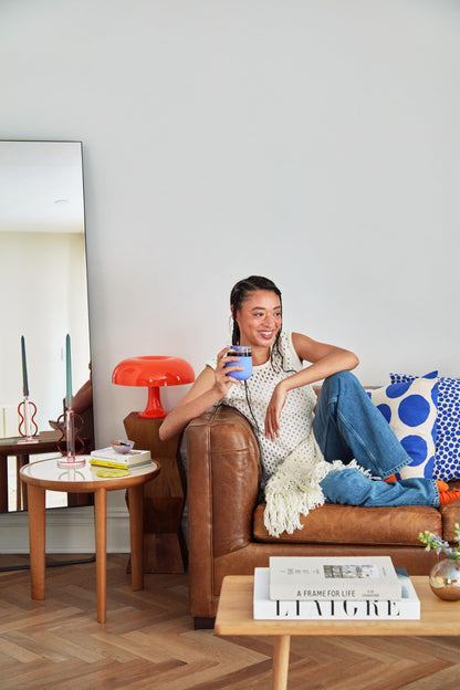 W&P Porter Glass Wide Mouth Bottle w/ Protective Silicone Sleeve | Blush 16 Ounces | On-the-Go | Reusable Bottle | Portable and Lightweight | Dishwasher Safe