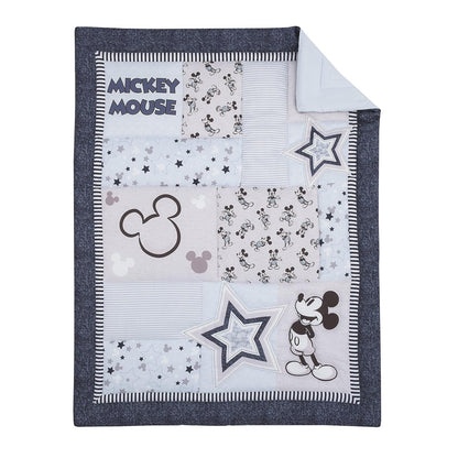 Disney Mickey Mouse Timeless Mickey  3Piece Nursery Mini Crib Bedding Set