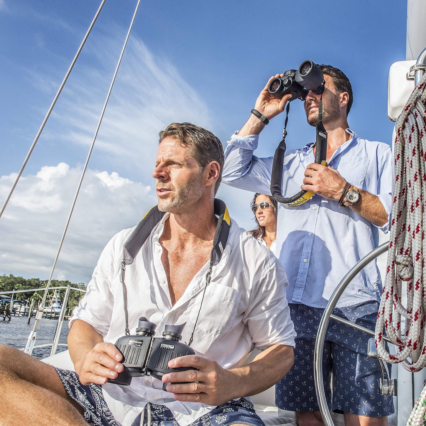 Steiner Commander Series 7x50 Marine Binoculars, Performance Marine Optics to Navigate Low Light or Fog, No Compass